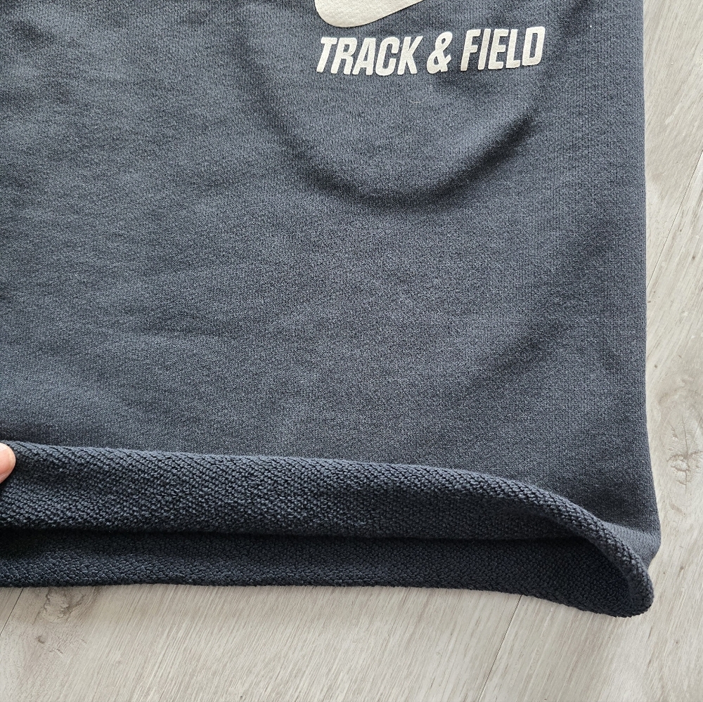 Nike | black cotton blend track & field sporty activewear shorts  | MENS L - Picture 7 of 10